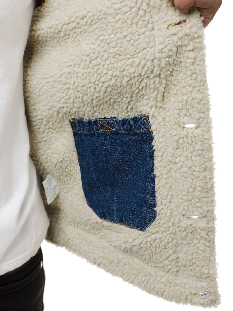 Vīriešu džinsu jaka debesu zila OZONEE JB/JP1156Z