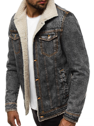 Vīriešu džinsa virsjaka grafīta OZONEE JB/JP1109 