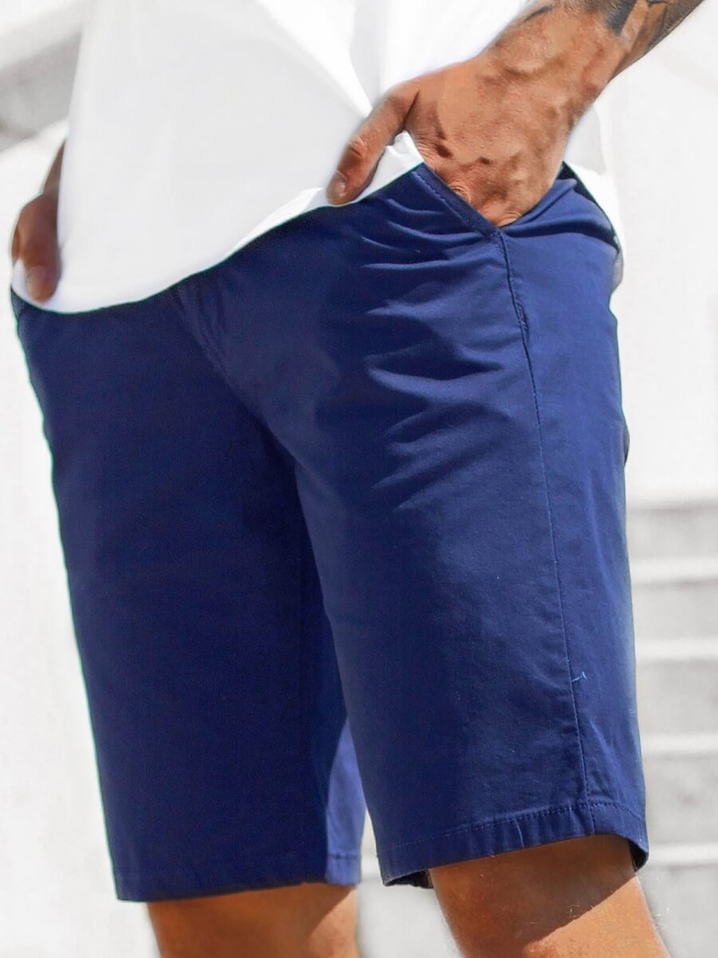 Vīriešu chino šorti kobalta OZONEE JB/JP1142