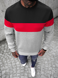 Vīriešu džemperis pelēka OZONEE JS/Y20010