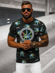 Vīriešu T-krekls Melns OZONEE O/T136/3