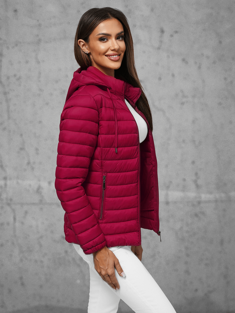 Sieviešu virsjaka bordosarkana OZONEE JS/16M9101/06