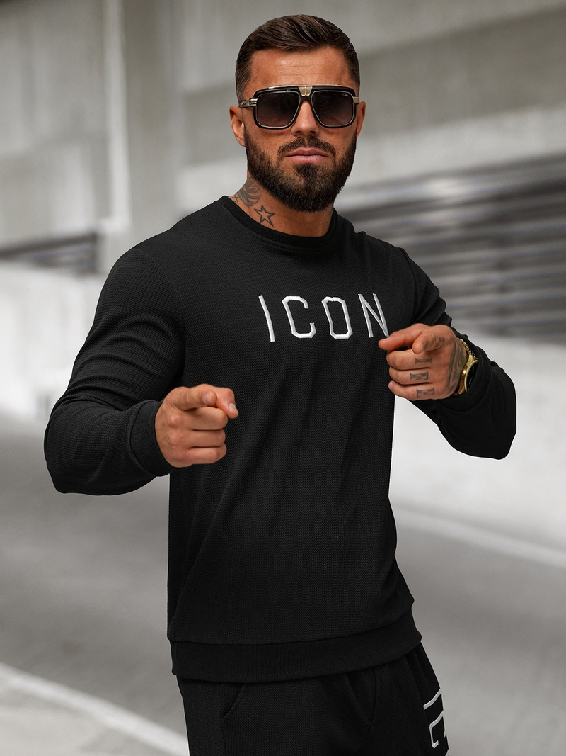 Vīriešu jaka melna OZONEE O/D7394