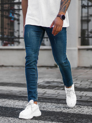 Vīriešu Džinsi Zili OZONEE E/5192/03