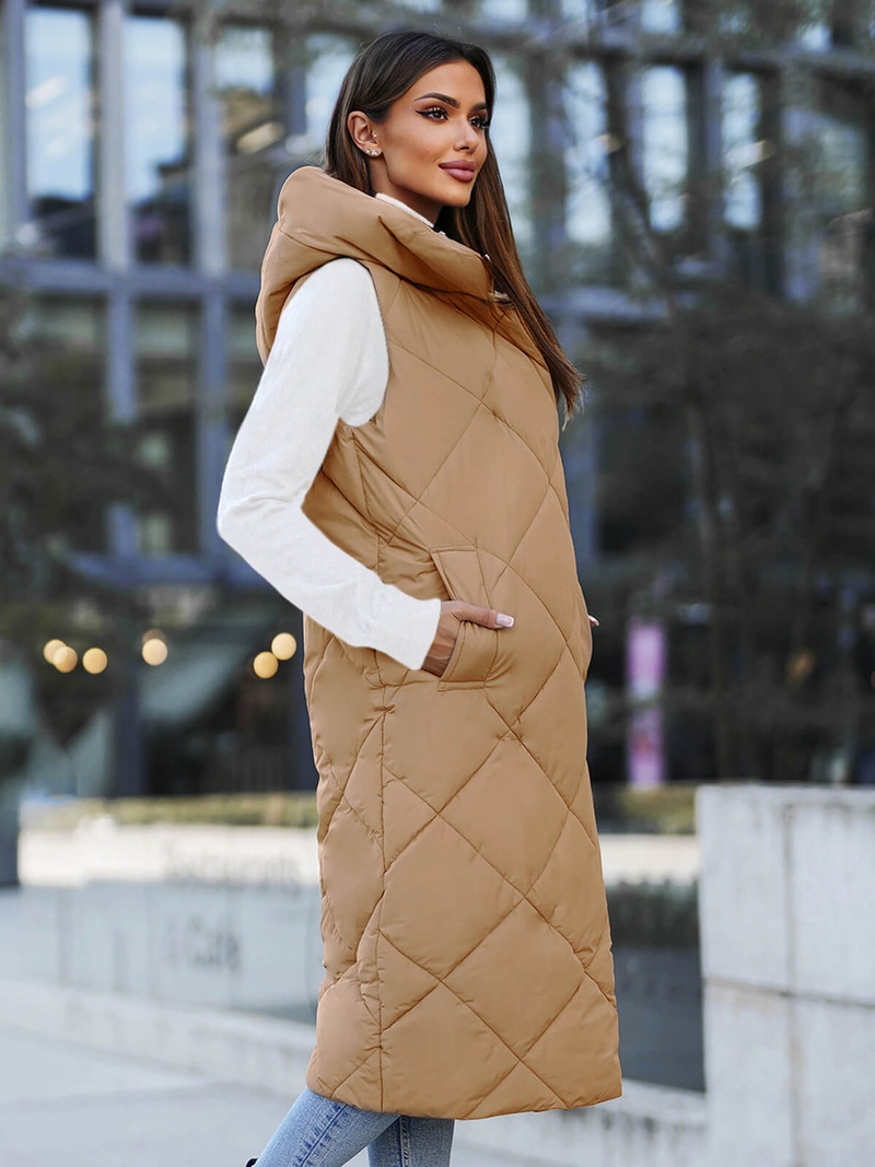 Sieviešu veste camel OZONEE JS/5M3165/84