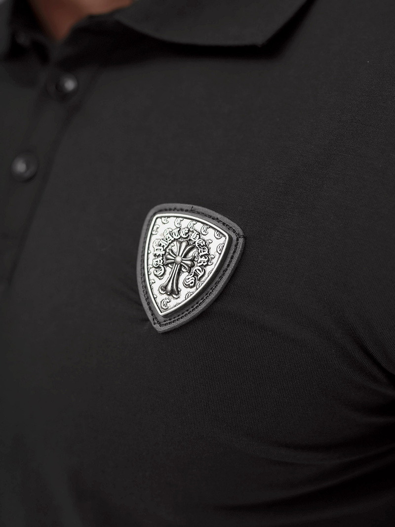 Vīriešu polo krekls melns OZONEE NB/MT3121