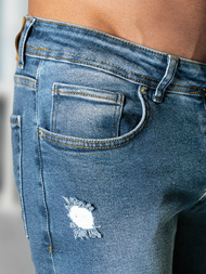 Vīriešu džinsi debesu zili OZONEE O/0525