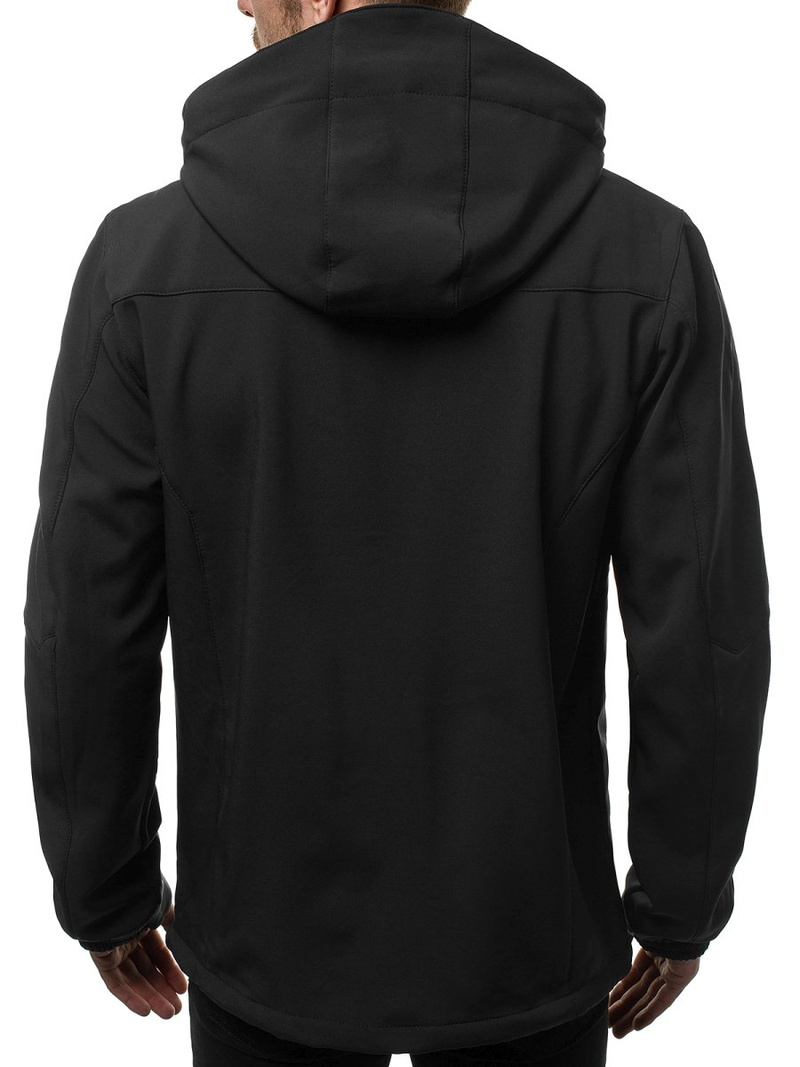 Vīriešu softshell virsjaka melni-oranža OZONEE GE/12268