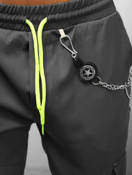  Vīriešu chino jogger bikses grafīta OZONEE O/CP149