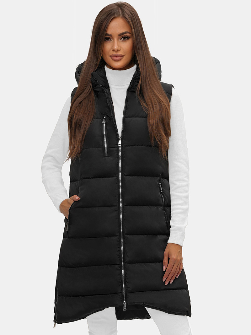 Sieviešu veste melna OZONEE O/81261