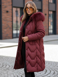 Sieviešu ziemas bordo sarkans OZONEE JS/5M3229/1