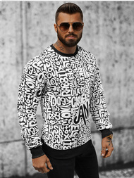 Vīriešu jaka balta OZONEE JS/8B1131/1