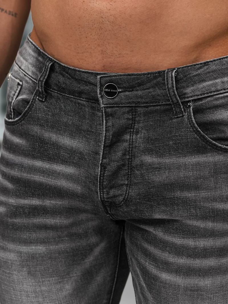 Vīriešu džinsi debesu melni OZONEE NB/MP0070NZ