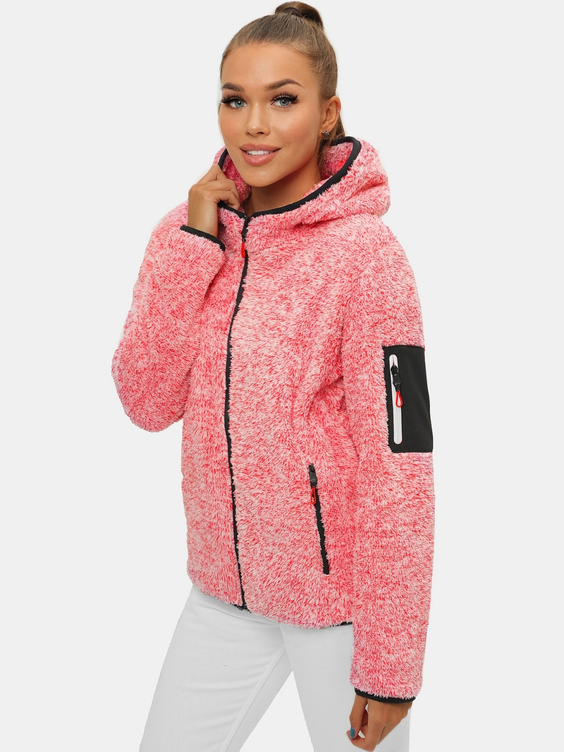 Sieviešu virsjaka sarkana OZONEE JS/KSW7002