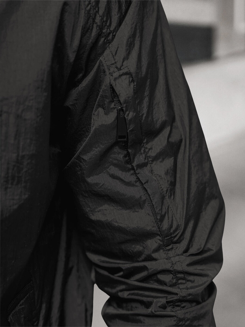 Vīriešu pārejas virsjaka melna OZONEE JS/5M3212/392