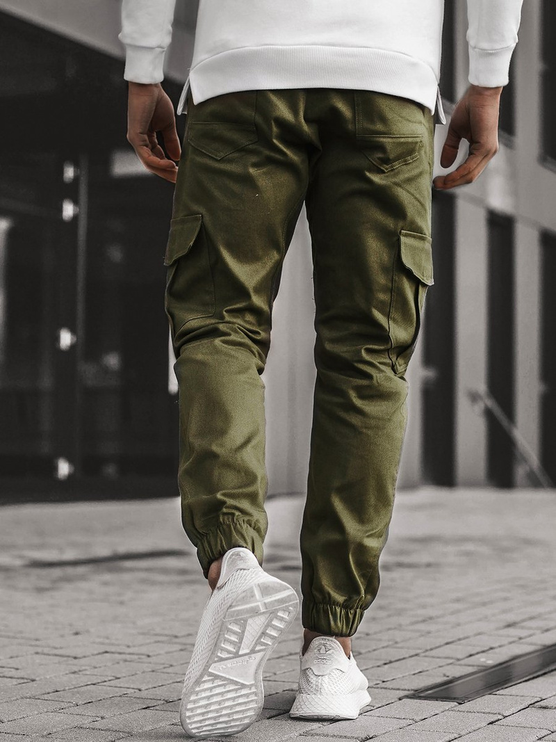 Vīriešu jogger bikses haki OZONEE A/404