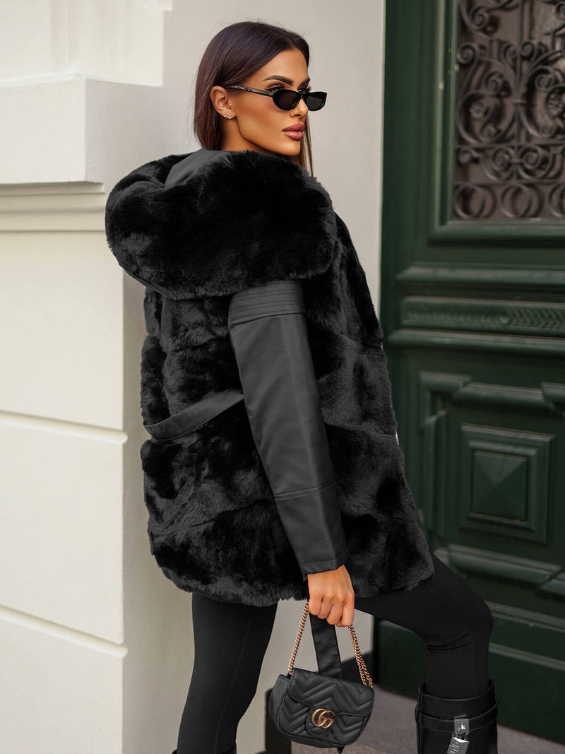 Sieviešu jaka melna OZONEE JS/11Z8090Z