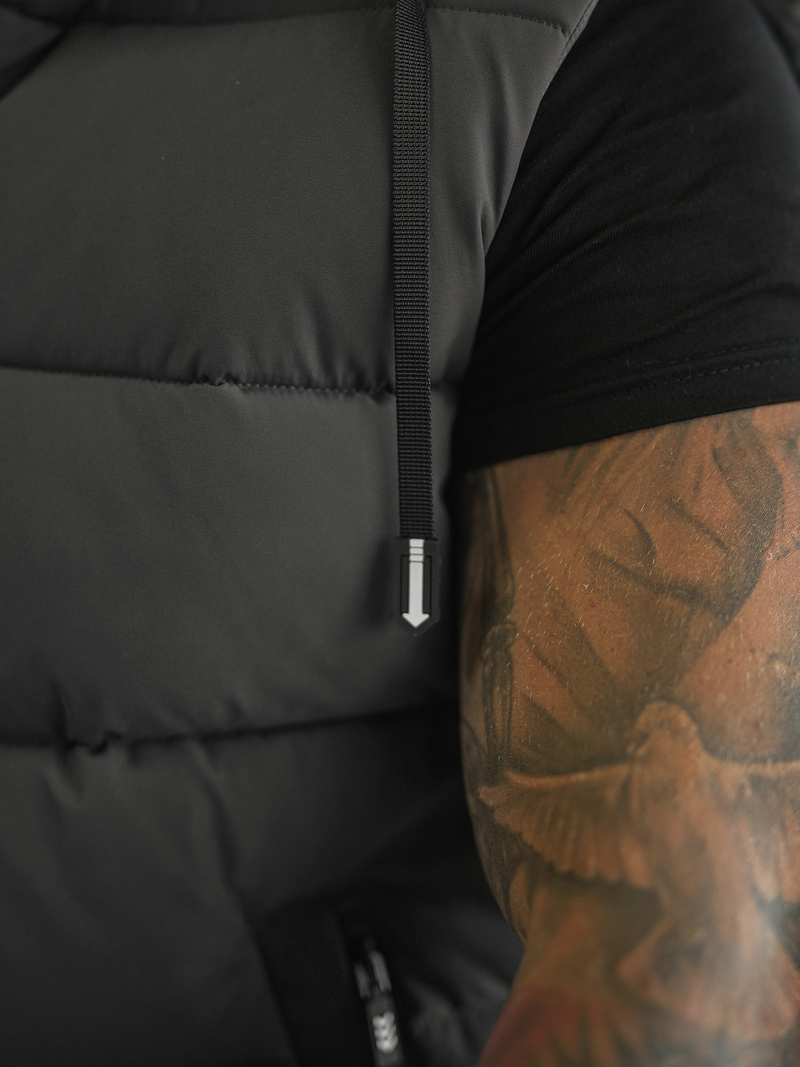 Vīriešu veste grafīta OZONEE JS/32M1780/105Z