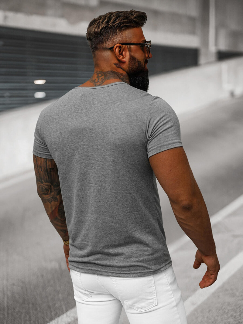 Vīriešu T-krekls Grafīta OZONEE JS/712007Z