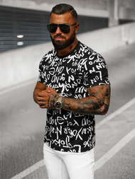 Vīriešu T-krekls Melns OZONEE O/T1268/3