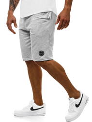 Vīriešu sporta šorti pelēki OZONEE MAD/2923