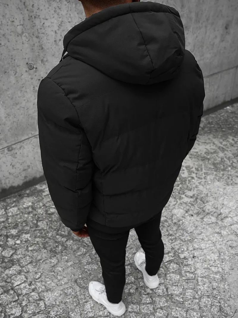 Vīriešu divpusēja virsjaka melns OZONEE JS/M761/392