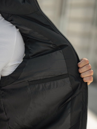 Vīriešu veste melna OZONEE JS/32M1780/392