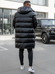 Vīriešu ziemas virsjaka melnā OZONEE O/M3205Z