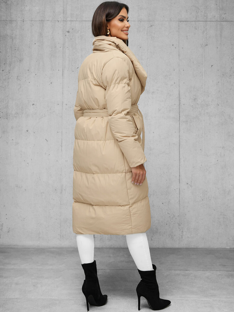 Sieviešu ziemas jaka smilšu OZONEE JS/M737/62Z