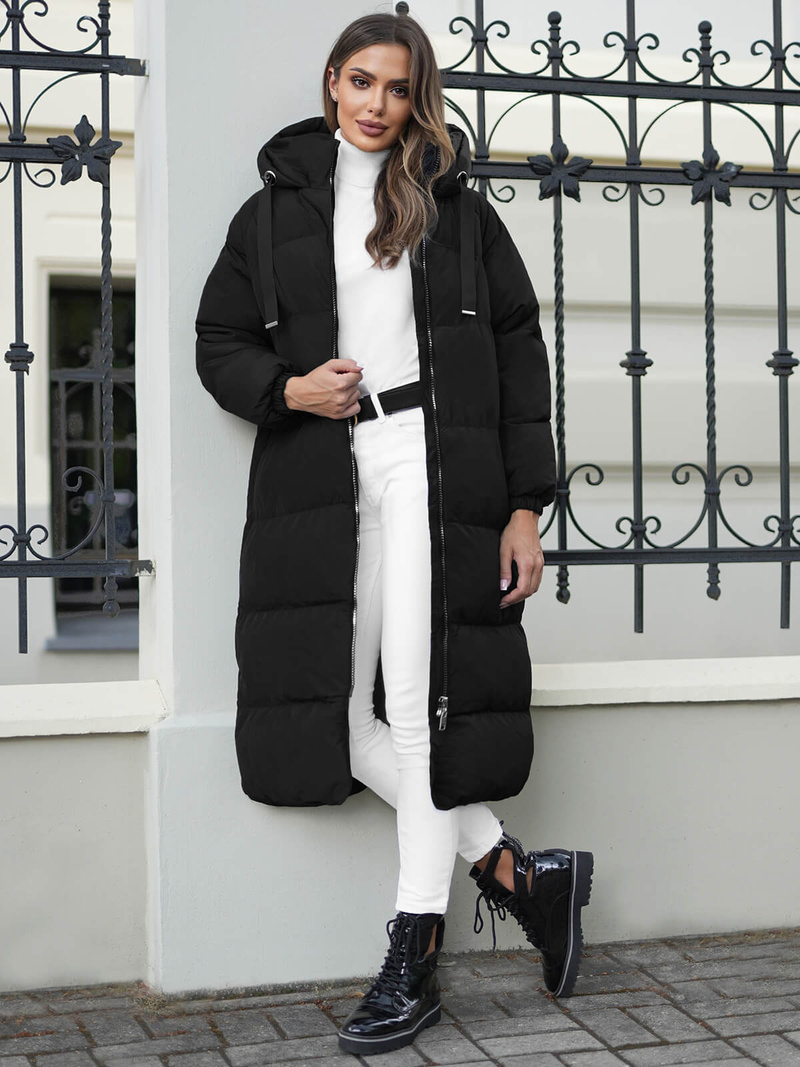 Sieviešu jaka melna OZONEE JS/5M3163/392Z