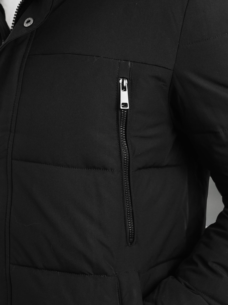 Vīriešu parka melna OZONEE JS/25M9803/392Z