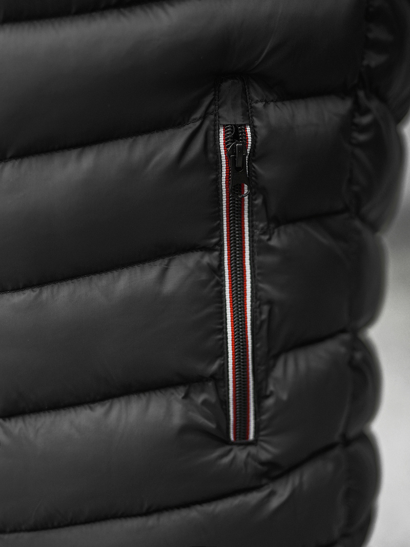 Vīriešu pārejas virsjaka melna OZONEE JS/SM71