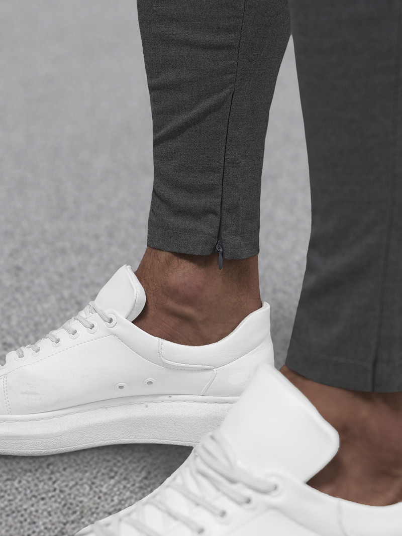 Vīriešu chino bikses grafīta OZONEE DJ/3300