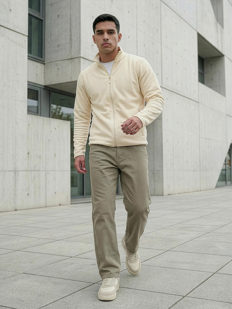 Vīriešu džemperis ecru OZONEE JS/HH016/1