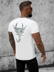 Vīriešu t-krekls balts OZONEE NB/MT3057