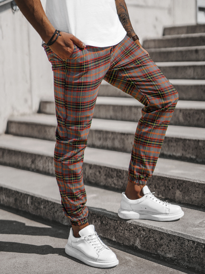 Vīriešu chino bikses krāsaini OZONEE DJ/2284/22Z