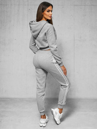 Sieviešu sporta tērps pelēks OZONEE JS/8C67/2