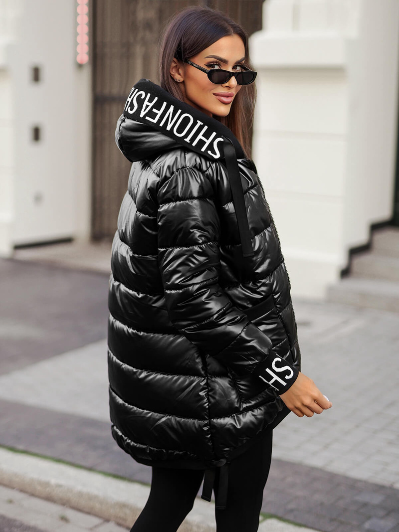 Sieviešu jaka melna OZONEE JS/5M3188/392Z