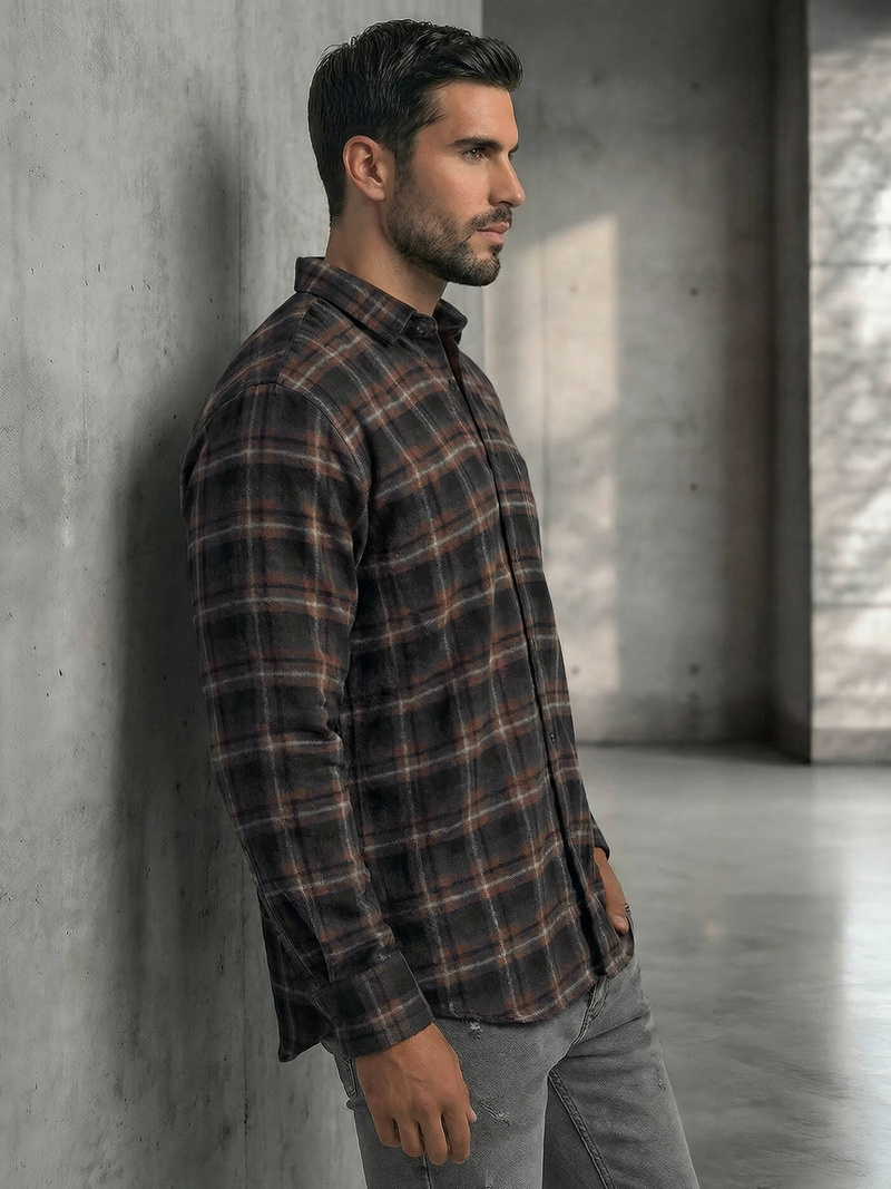 Vīriešu krekls tumši zila OZONEE V/V177Z