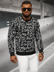 Vīriešu jaka melna OZONEE JS/8B1221/3