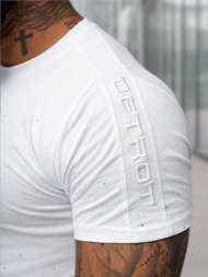 Vīriešu t-krekls balts OZONEE O/QQ1388