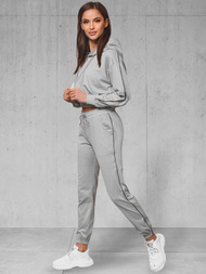 Sieviešu sporta tērps pelēks OZONEE O/HW251213B