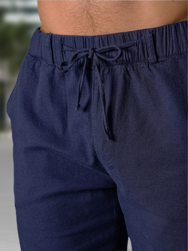 Vīriešu chino šorti tumši zilas OZONEE TMK/DC809/3Z