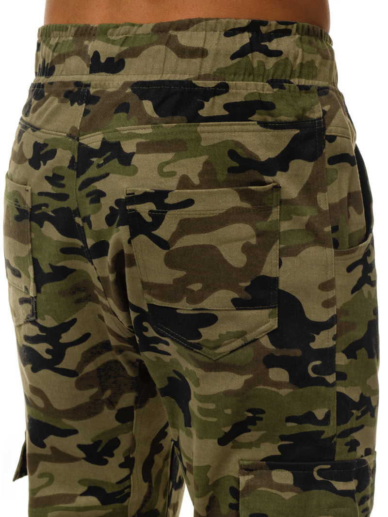 Vīriešu jogger bikses zaļas OZONEE A/404