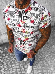 Vīriešu T-krekls Krāsains OZONEE O/BL63