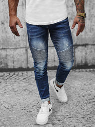 Vīriešu džinsi debesu zili OZONEE NB/MP0028BZ