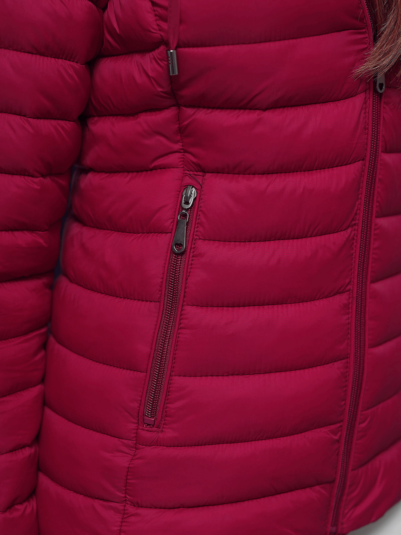 Sieviešu virsjaka bordosarkana OZONEE JS/16M9101/06