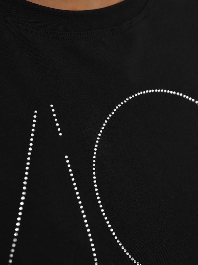 Sieviešu T-krekls Melns OZONEE JS/YJ77841