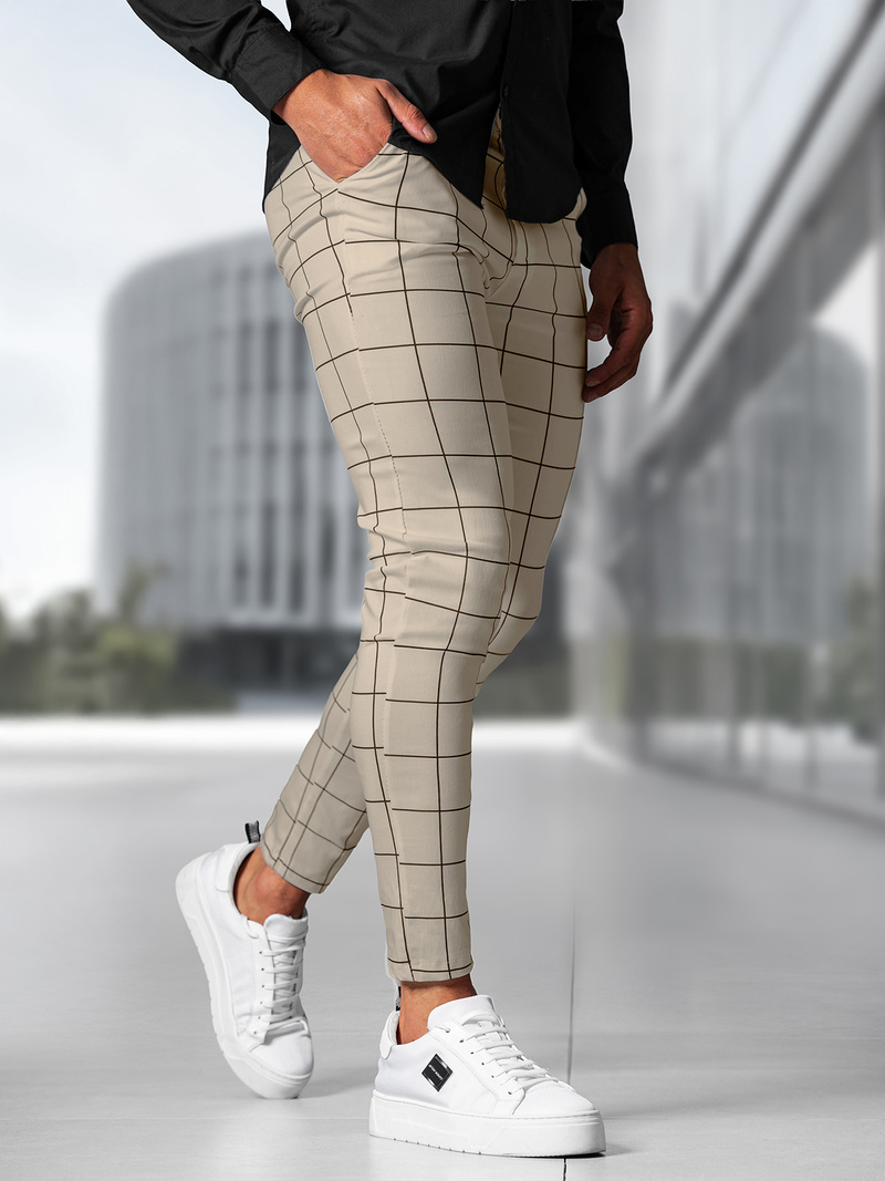 Vīriešu Chino Bikses Smilšu OZONEE O/P4009Z