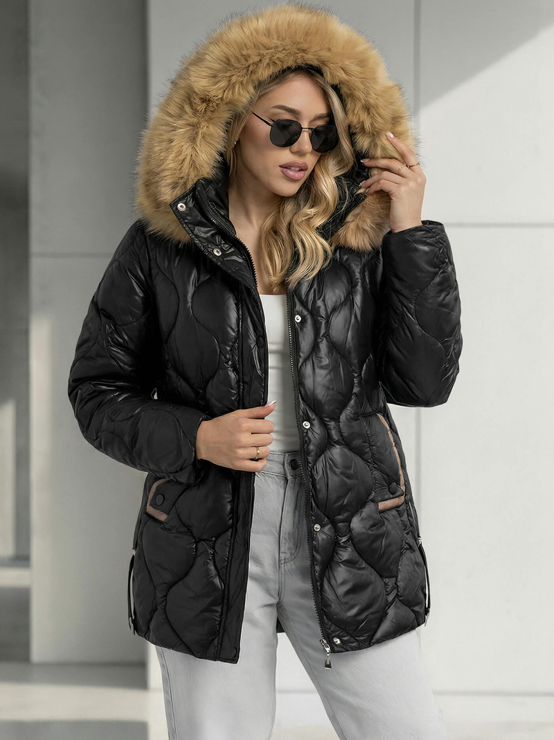 Sieviešu jaka melna OZONEE O/5M3226/392Z